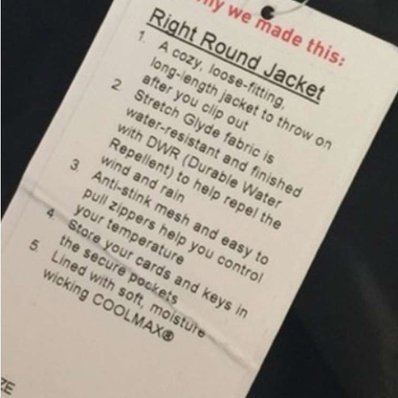 Lululemon Right Round Jacket - Picture 6 of 6